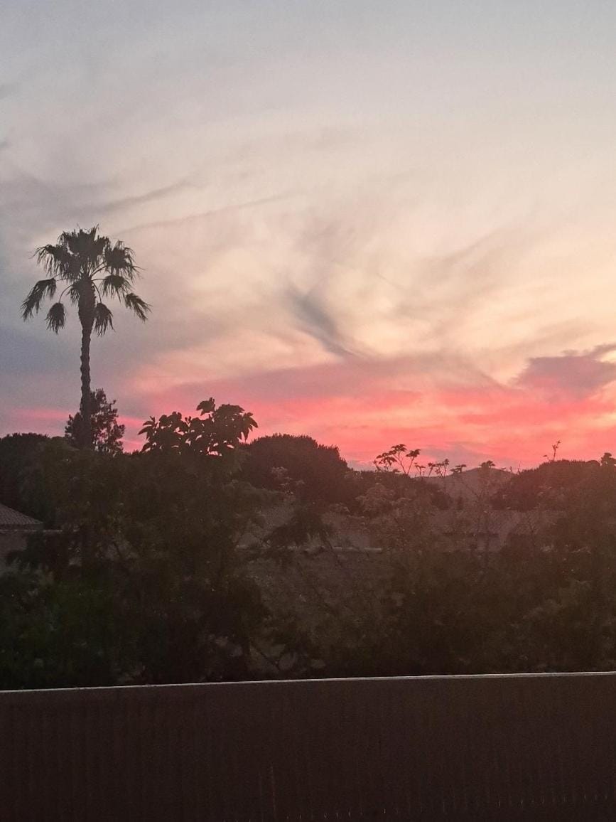 View (from property/room), Balcony/Terrace, Sunset