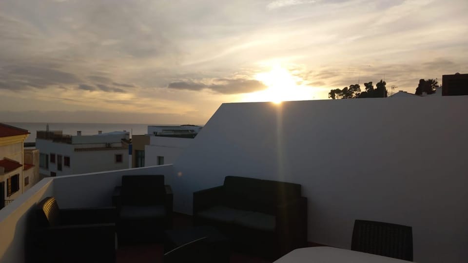 Day, View (from property/room), Balcony/Terrace, Sea view, Sunset