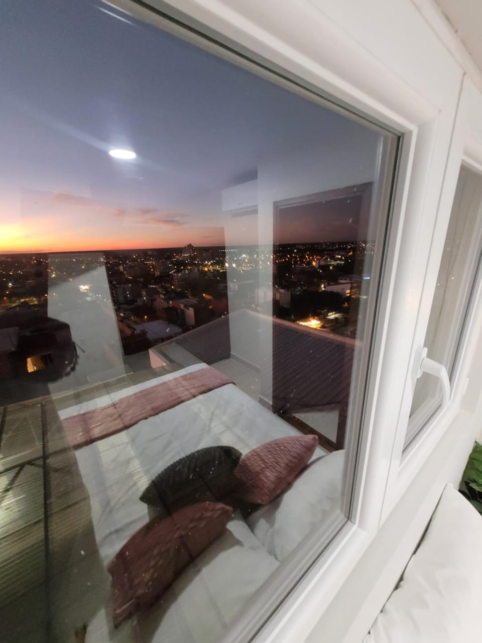 Bed, Night, Photo of the whole room, Bedroom, Sunset