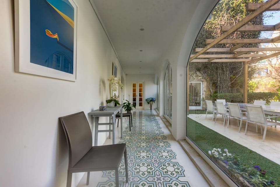 Patio, Spring, Day, Garden, View (from property/room), Balcony/Terrace, Living room, Seating area, Garden view