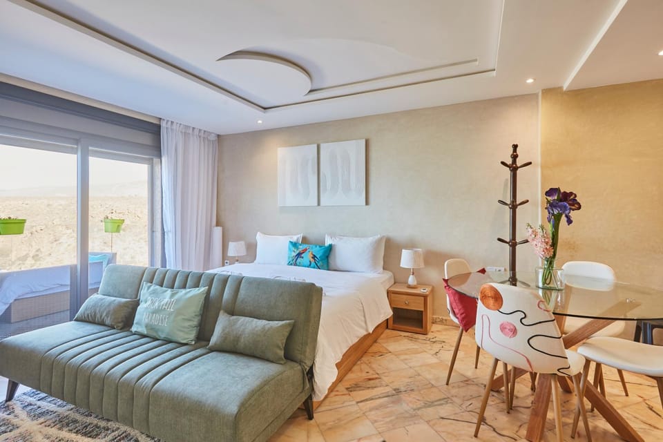 Amwaj Apt - Surf and Fun Beachfront Stay With Balcony Apartment in Morocco