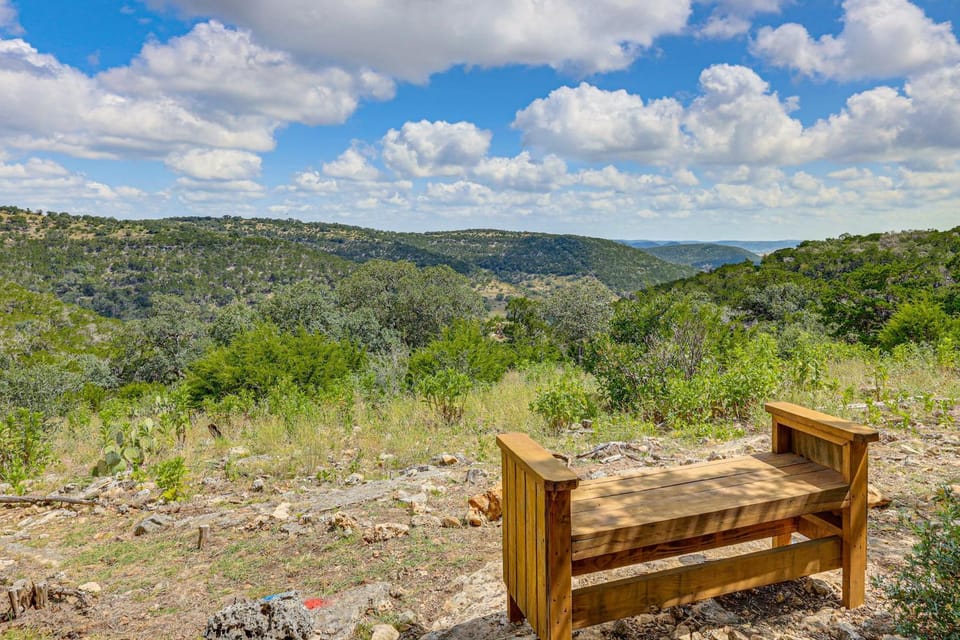 Fire Pit, Views: Peaceful Texas Hill Country Cabin Cabin in Texas