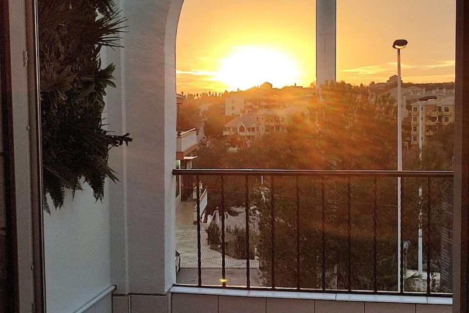 View (from property/room), Balcony/Terrace, Sunset