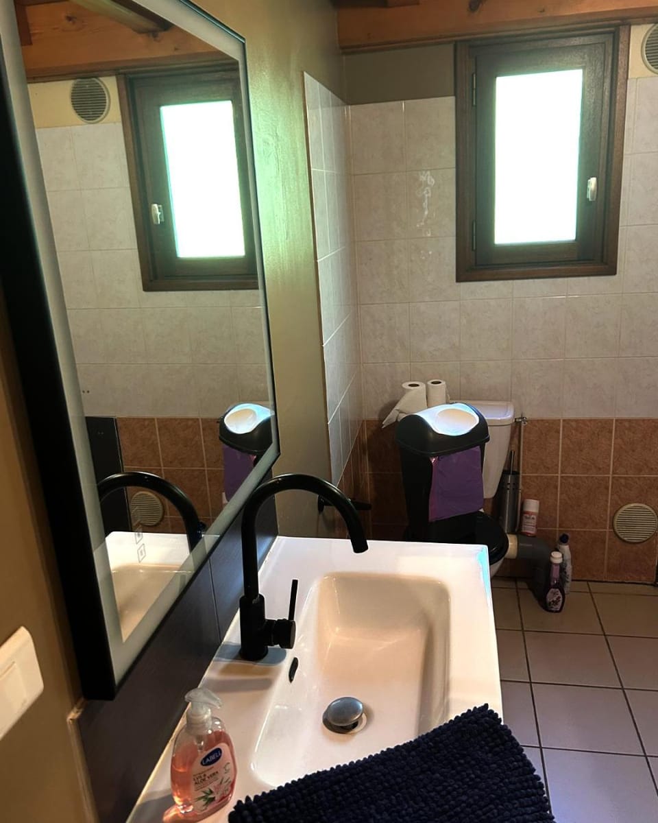 Toilet, Bathroom, towels