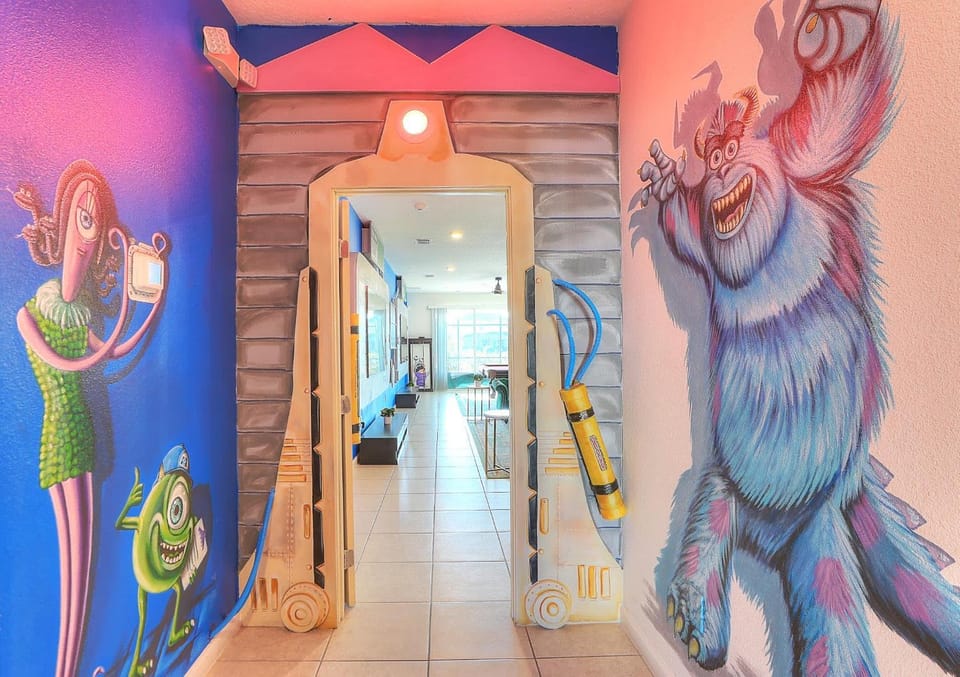 Lakeside Monsters Inc 15B Mansion Villa VR Room Pool Spa Apartment in Kissimmee