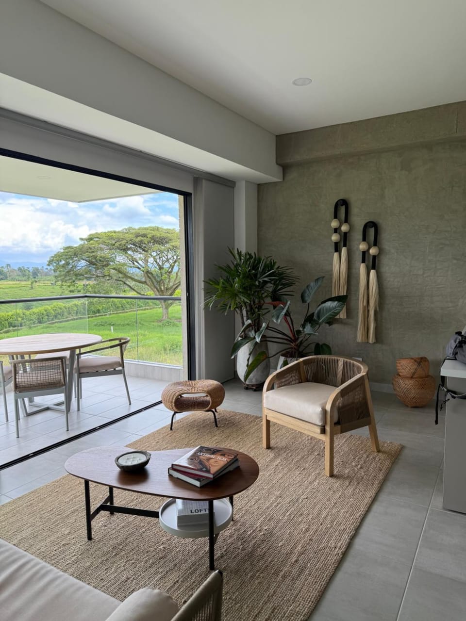 Garden, Balcony/Terrace, Living room, Seating area