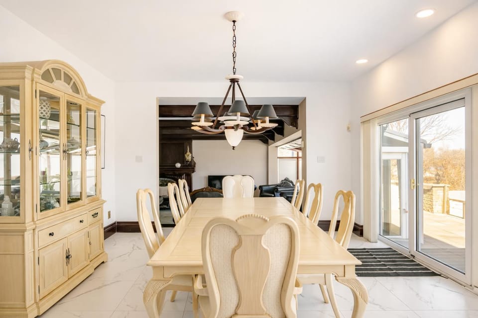 Waterfront Mansion with Mont-Saint-Hilaire Views, Near Montreal Villa in Mont-Saint-Hilaire