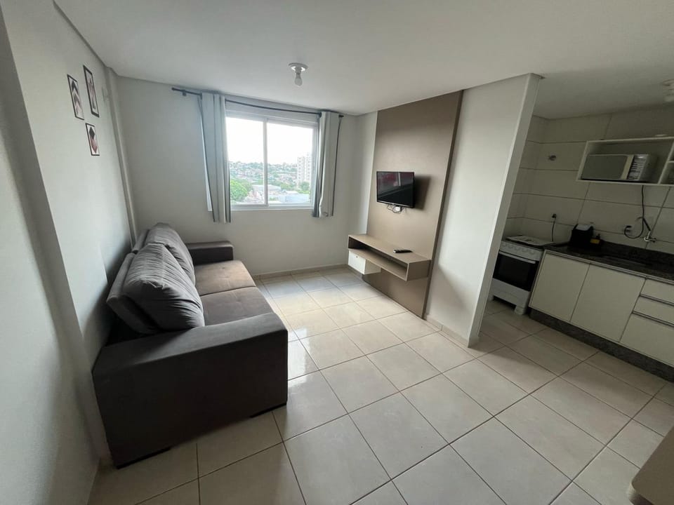 Apartamento, um quarto, ar condicionado Apartment in Cascavel