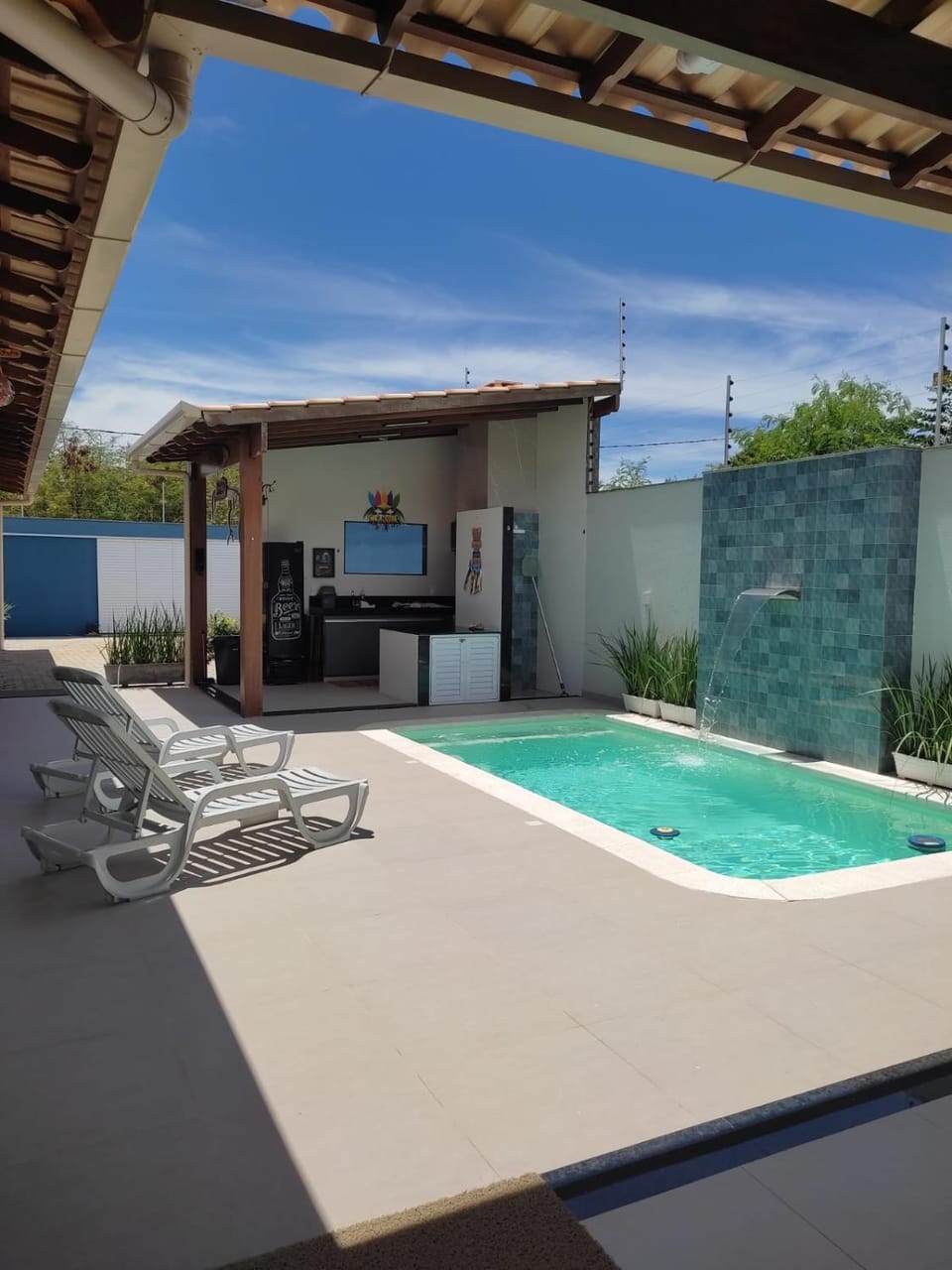 Day, BBQ facilities, Pool view, Swimming pool, Parking, sunbed