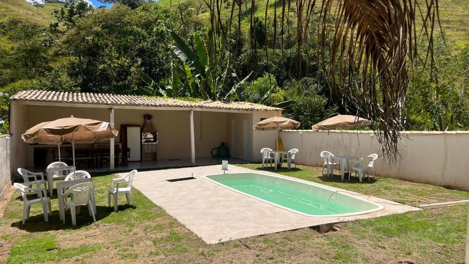 Property building, Day, Natural landscape, Garden, Garden view, Pool view, Swimming pool, Swimming pool