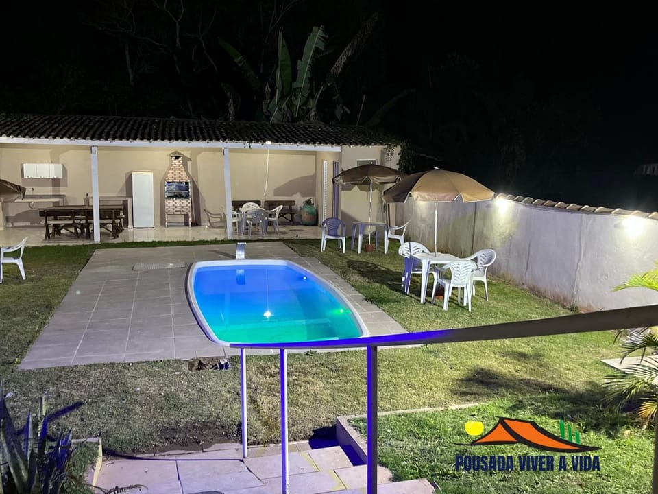 Night, Swimming pool