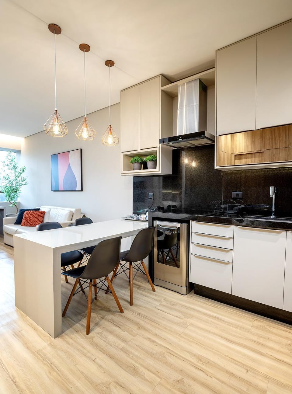 Living room, Dinner, kitchen