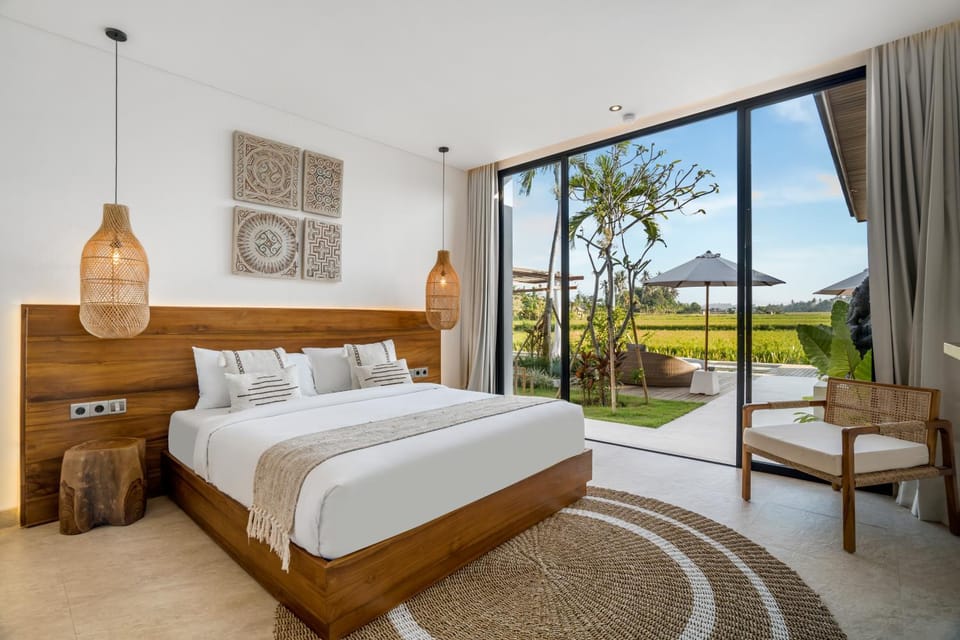Bed, View (from property/room), Bedroom, air conditioner
