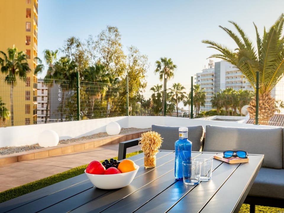 Patio, Balcony/Terrace, Pool view