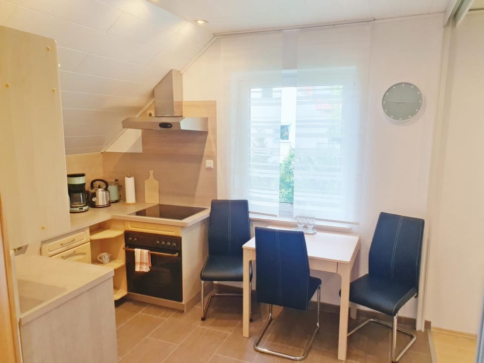Kitchen or kitchenette, Dining area, stove, toaster