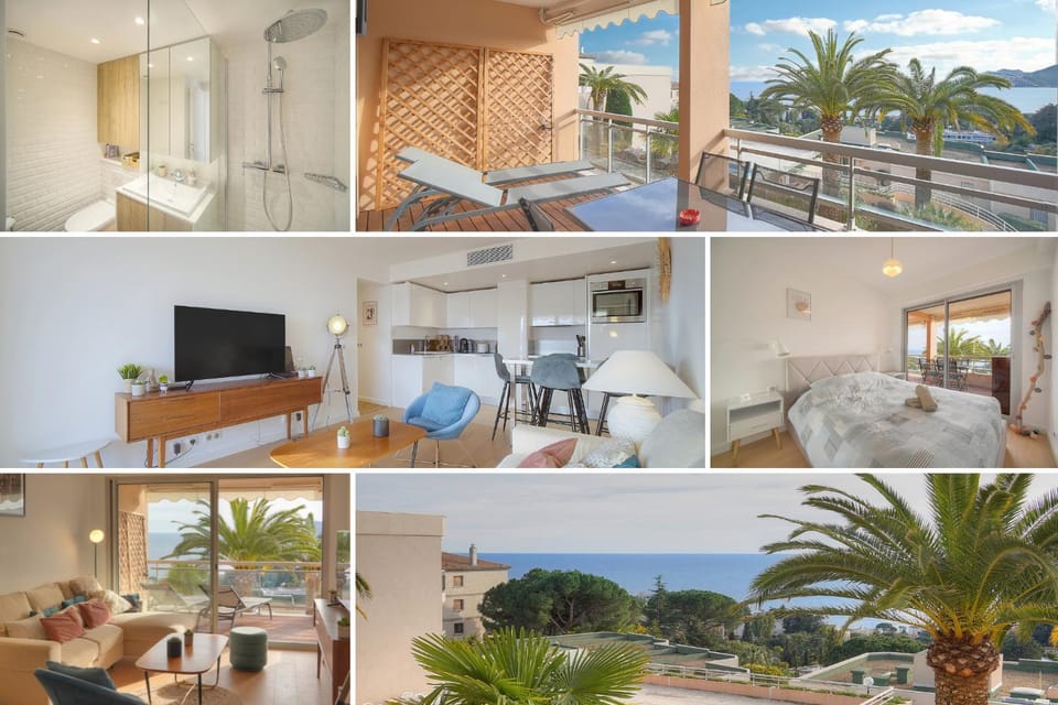 TV and multimedia, View (from property/room), Balcony/Terrace, Living room, Seating area, Sea view