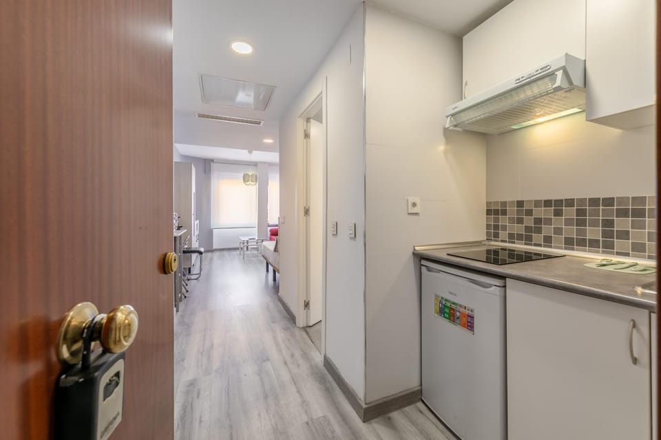 Kitchen or kitchenette, Living room