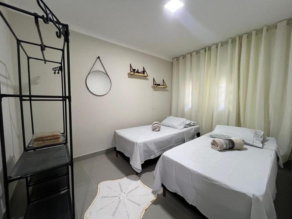 Photo of the whole room, Bedroom, towels