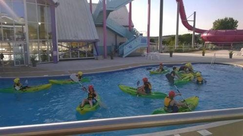 Staff, Day, Summer, Canoeing, On site, Swimming pool, young children, older children, group of guests