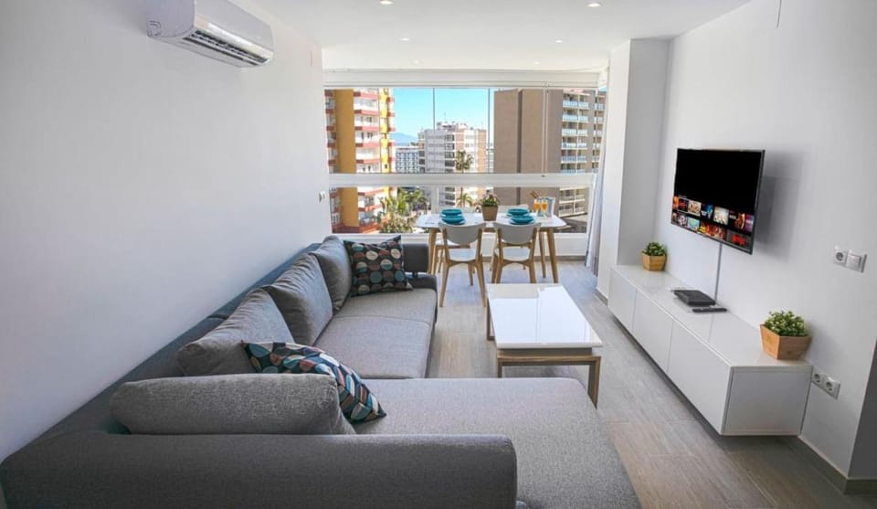 View (from property/room), Living room, Seating area, air conditioner