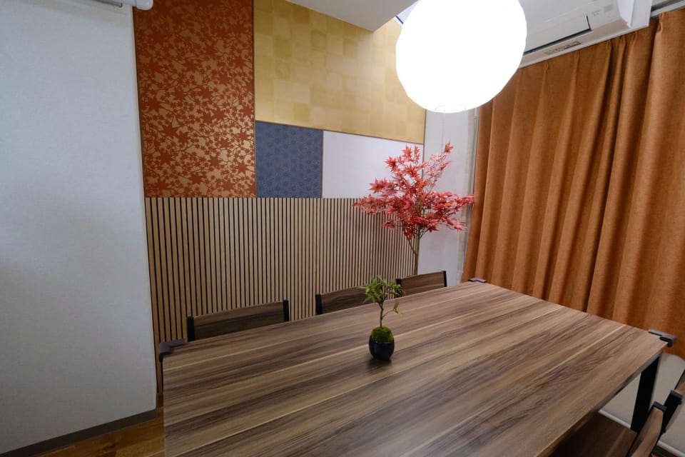 Dining area, air conditioner
