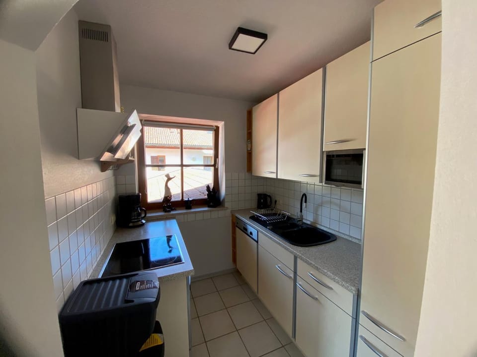 Kitchen or kitchenette, Living room