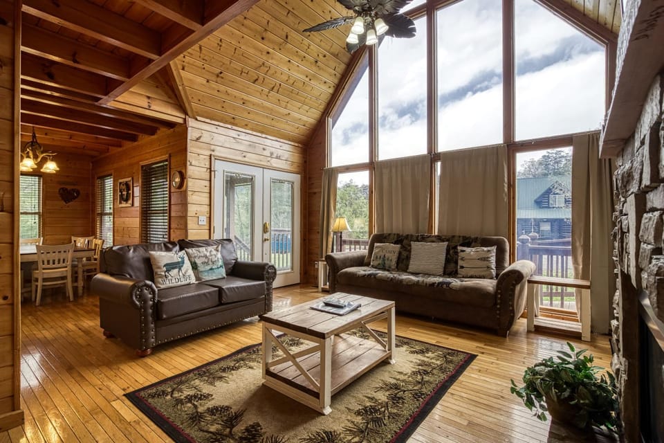 Natural landscape, Living room, Seating area, Dining area