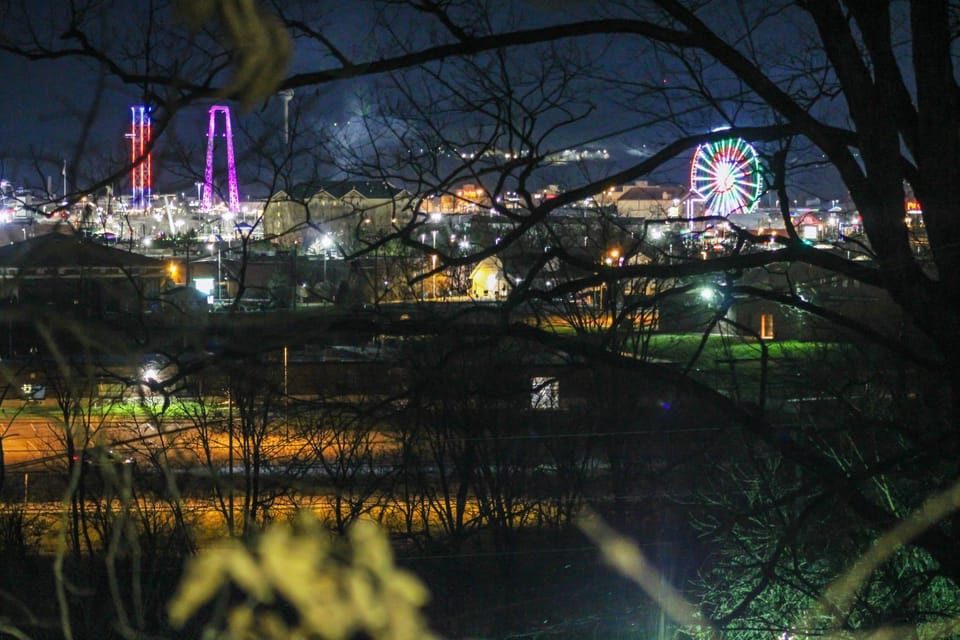 Night, Natural landscape, City view