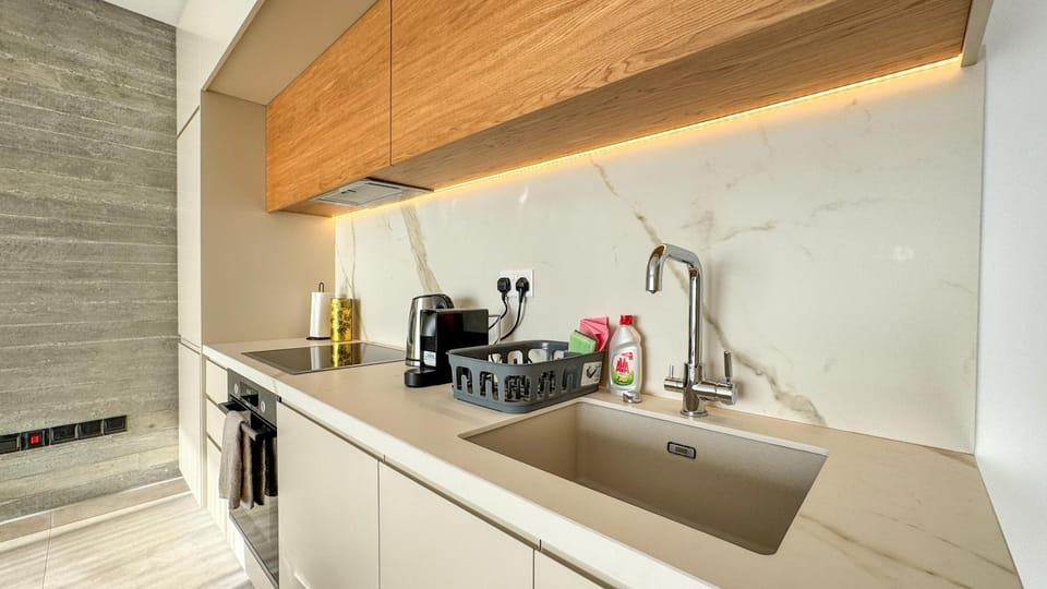 Kitchen or kitchenette, dishwasher