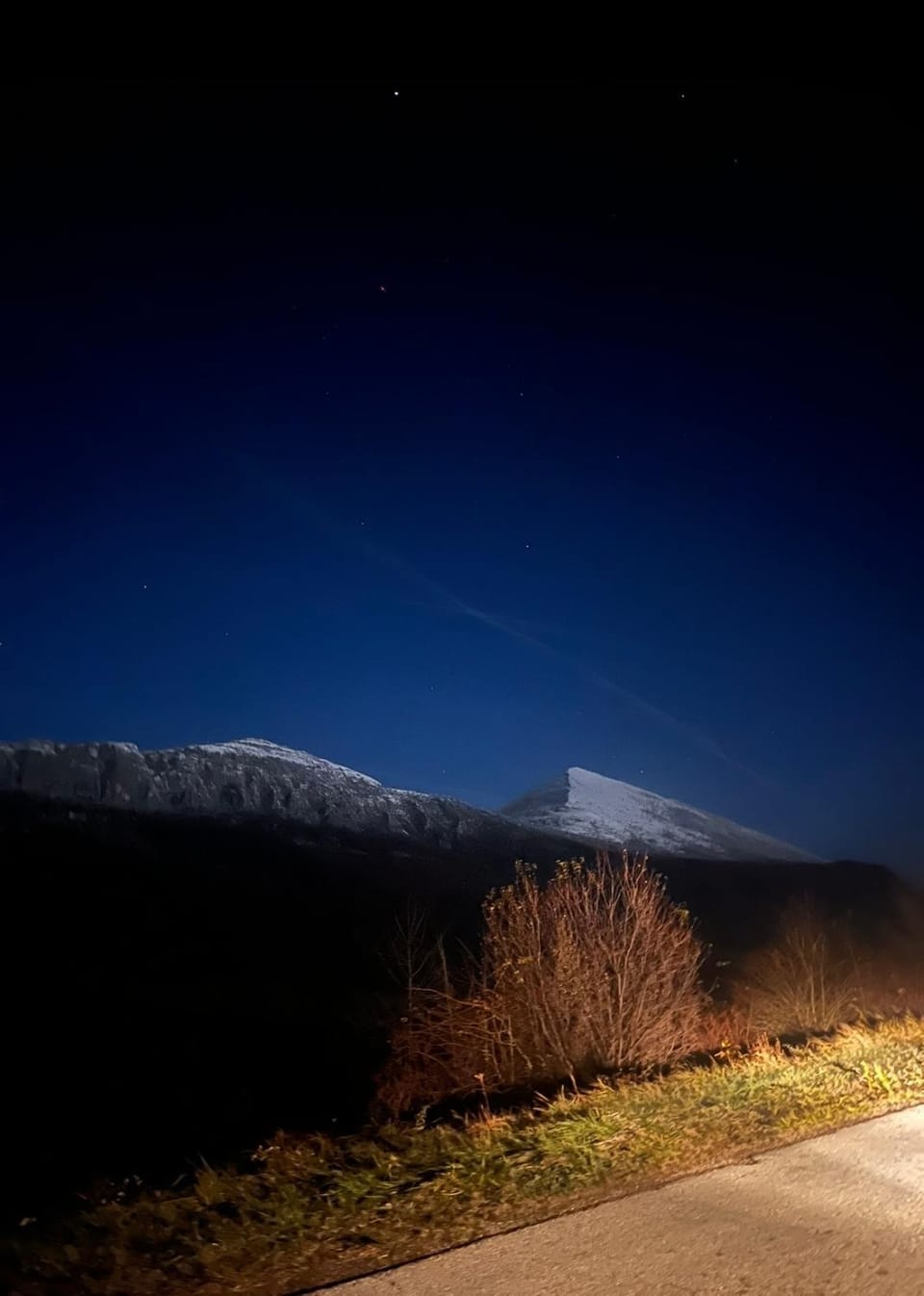 Winter, Mountain view