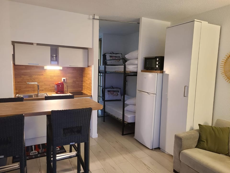 Studio 4 couchages, parking privé, à deux pas de la plage Apartment in Canet-en-Roussillon