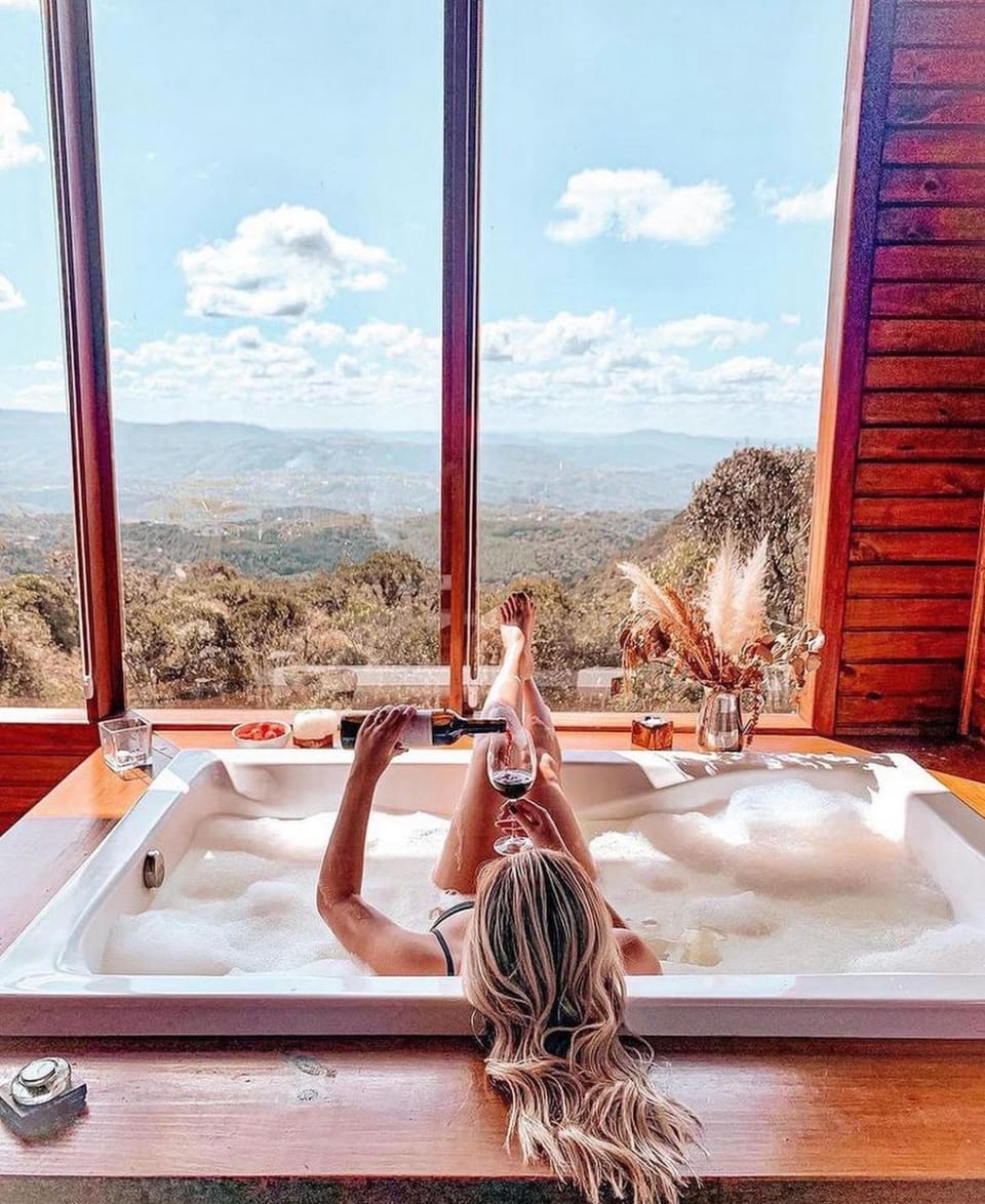 Natural landscape, Hot Tub, Mountain view