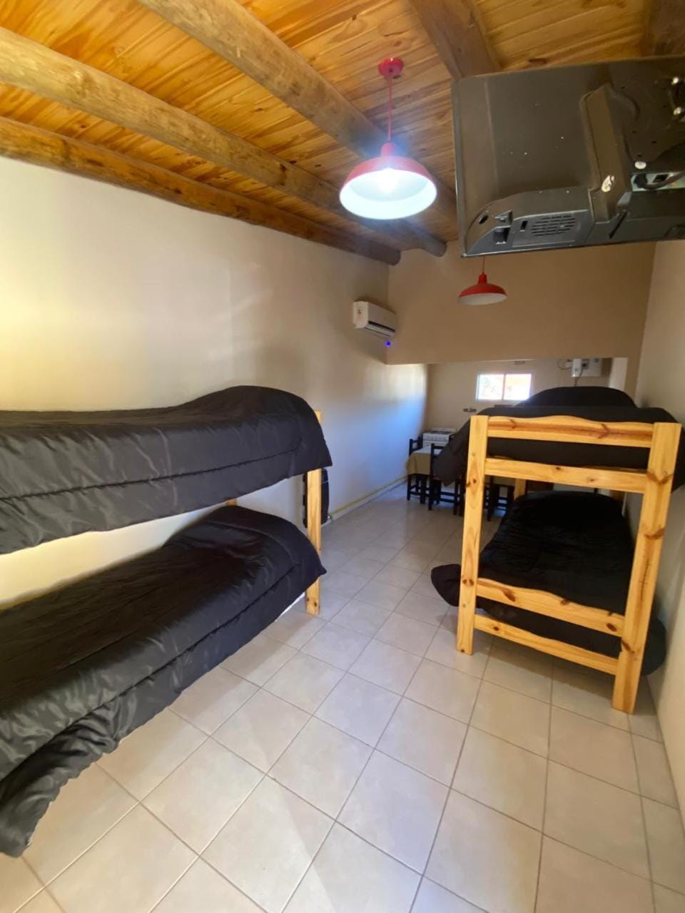 Bed, bunk bed, air conditioner