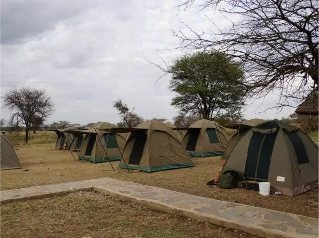 silver travel sand safari Luxury tent in Tanzania