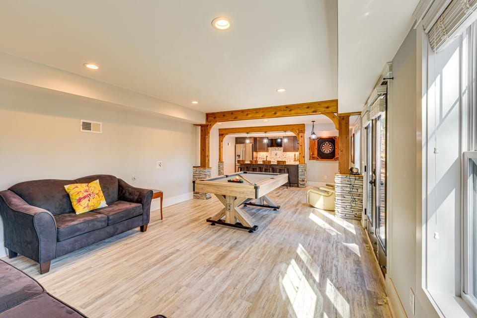 Fire Pit + Patio: Spacious Southern Pines Retreat House in Southern Pines