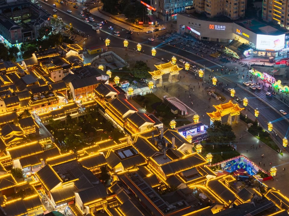 Night, Neighbourhood, Bird's eye view, City view, Street view, Location