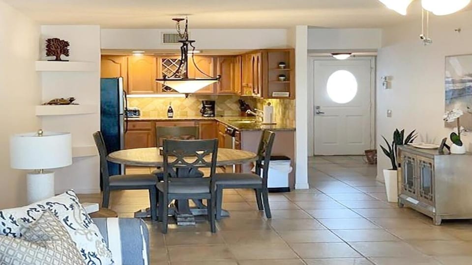 Kitchen or kitchenette, Living room, Dining area, dishwasher
