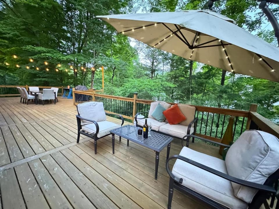 Dual-Home Berkshire Retreat Sleeps 16 House in Hancock