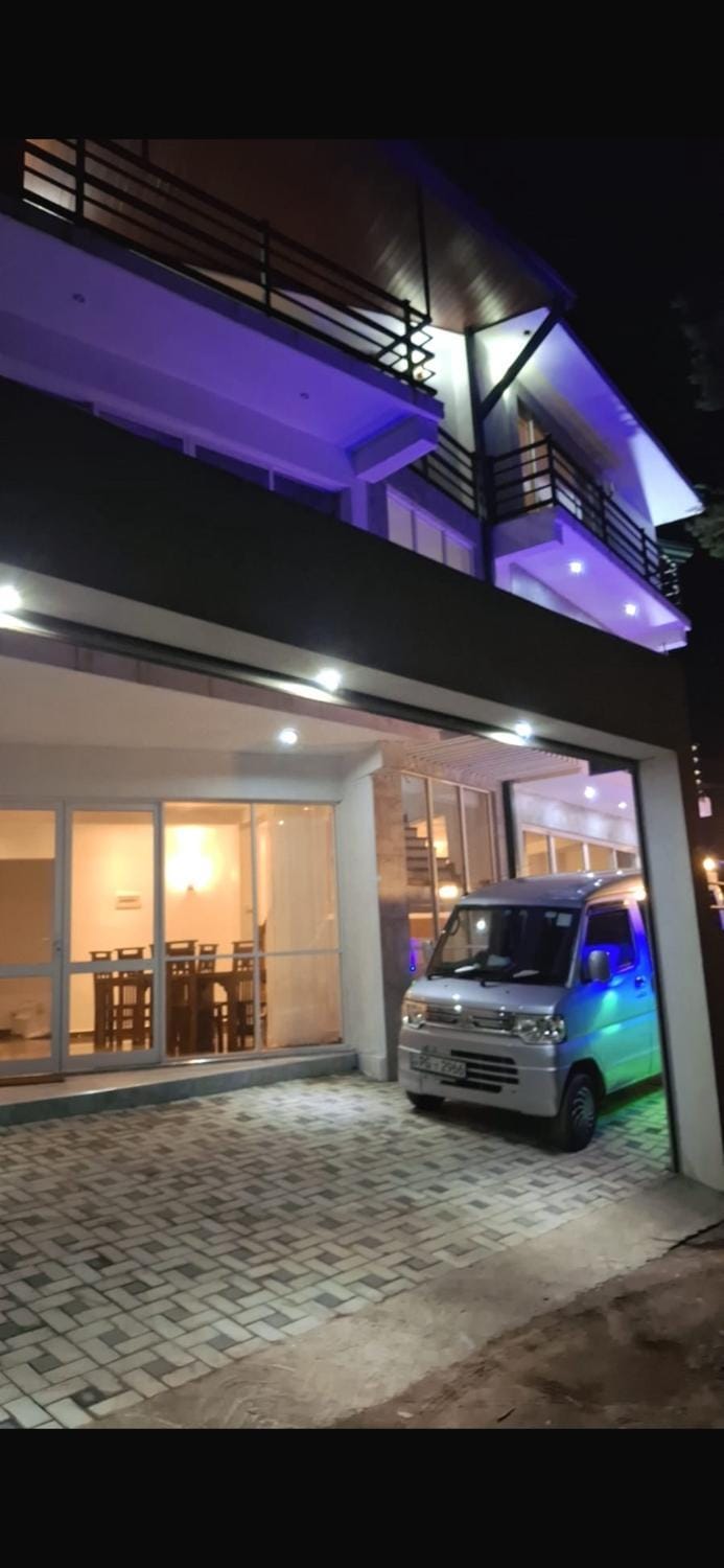 Property building, Night, Parking