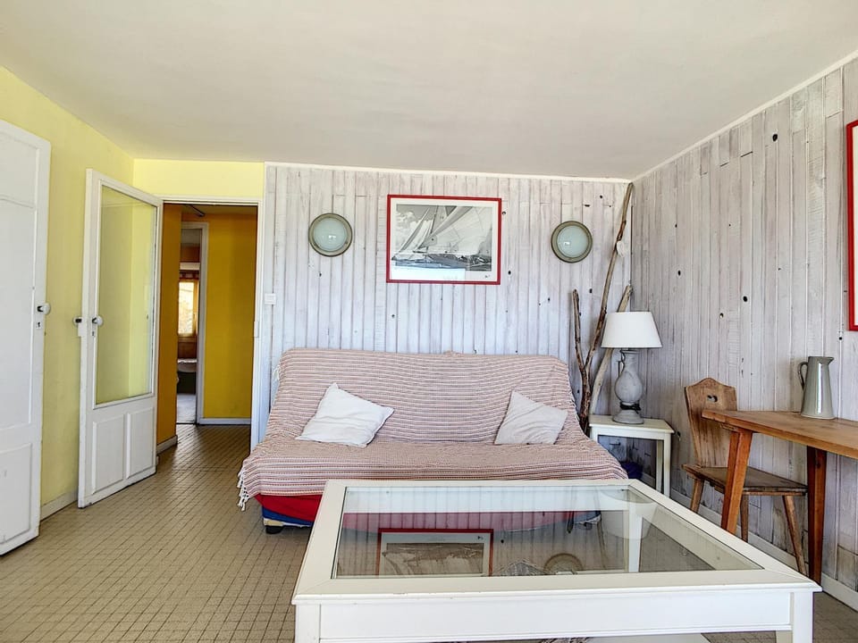 Appartement T4 en bord de plage avec terrasse et parking à Carnon Apartment in Mauguio