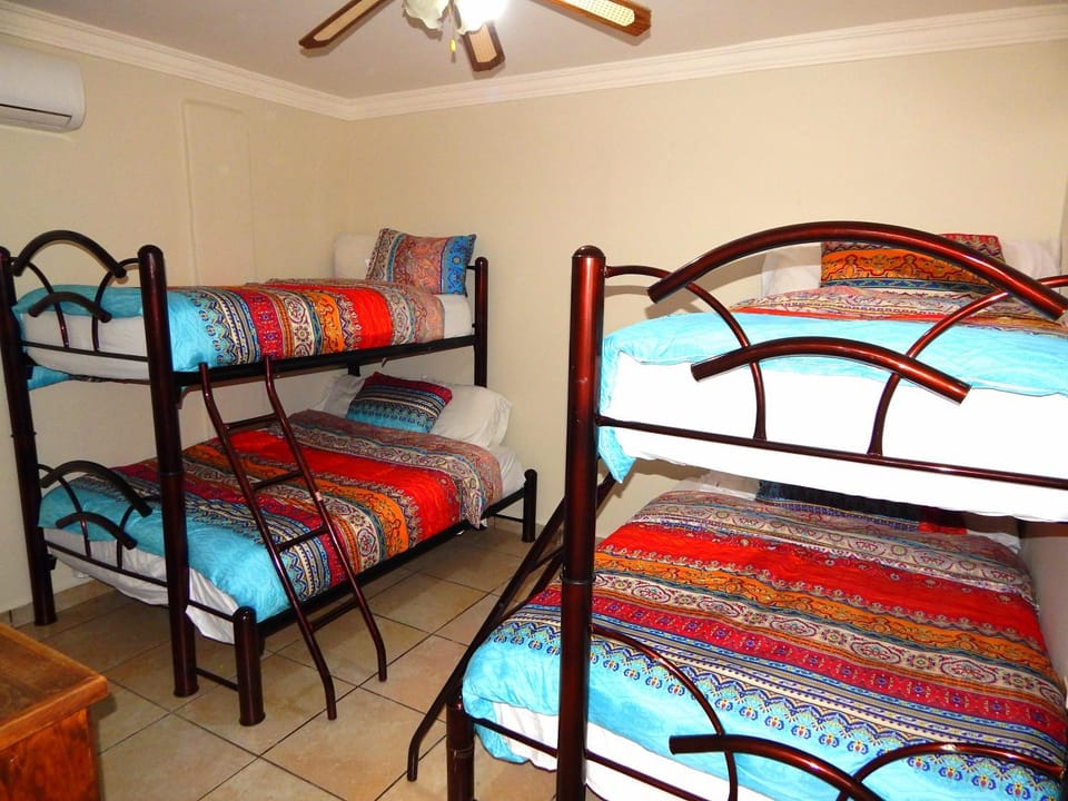 Bed, Bedroom, bunk bed, air conditioner