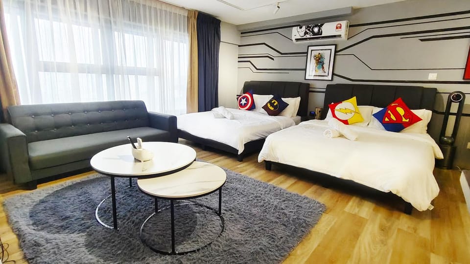 Bed, Living room, Photo of the whole room, Bedroom