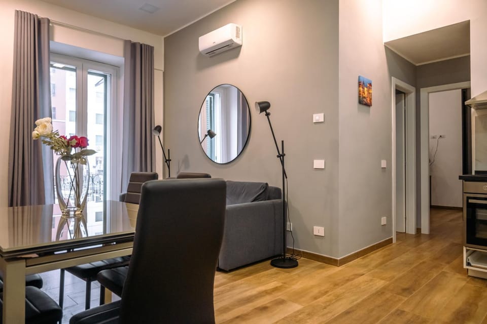 Living room, Dining area, air conditioner