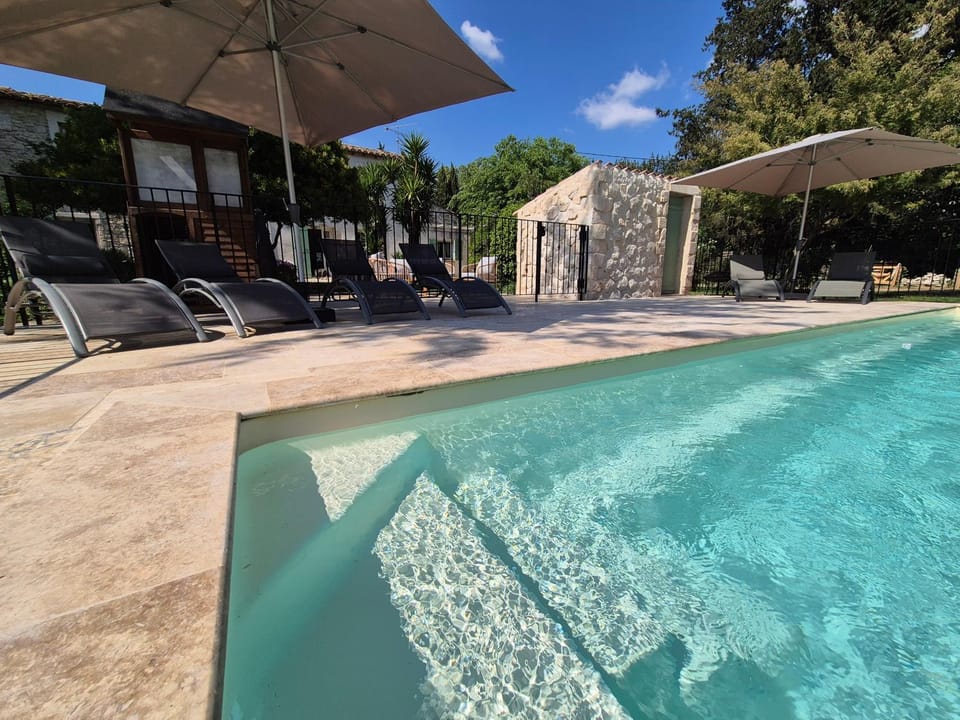 Garden, Swimming pool, sunbed