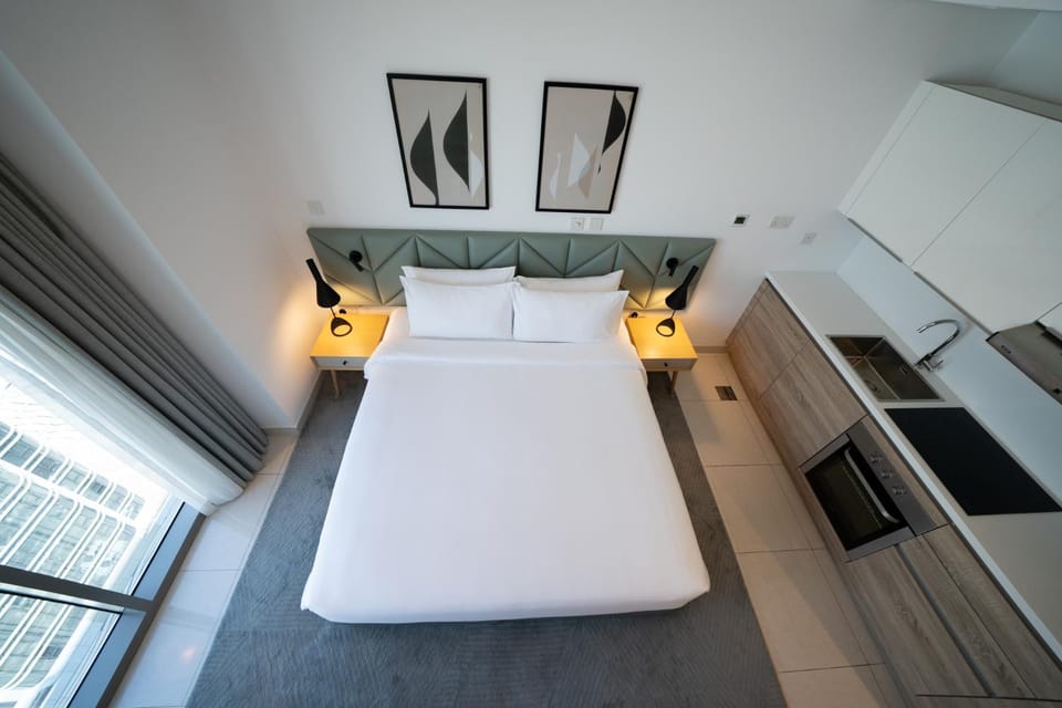 Bed, Kitchen or kitchenette, Photo of the whole room