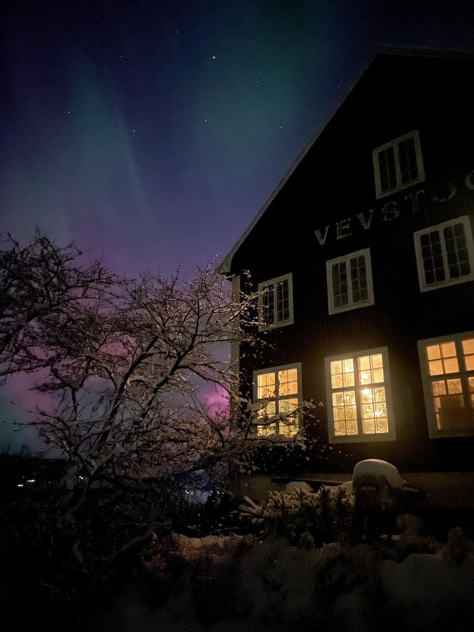Property building, Night, Natural landscape