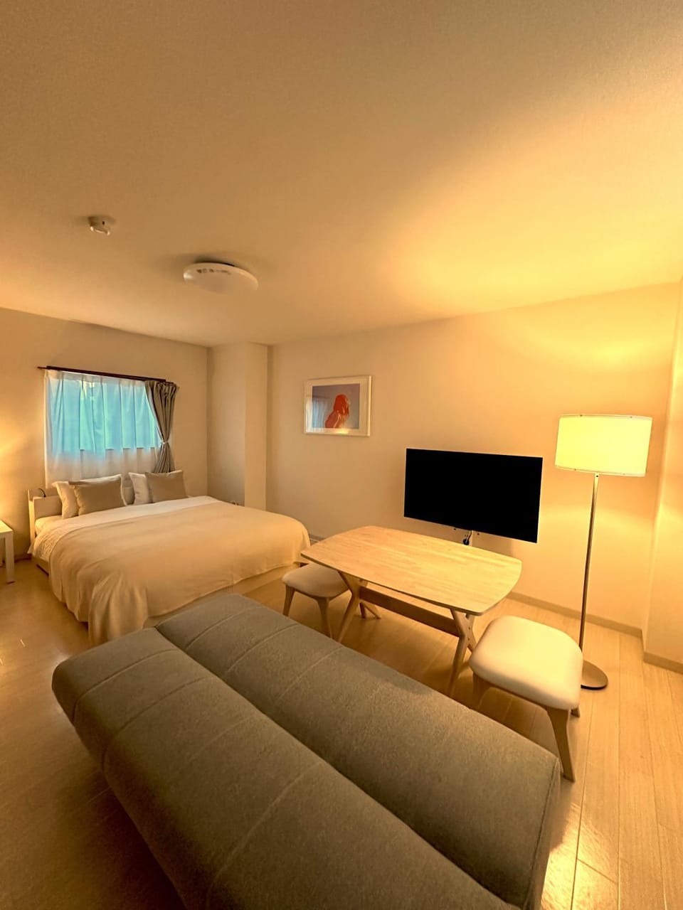 Bed, TV and multimedia, Photo of the whole room