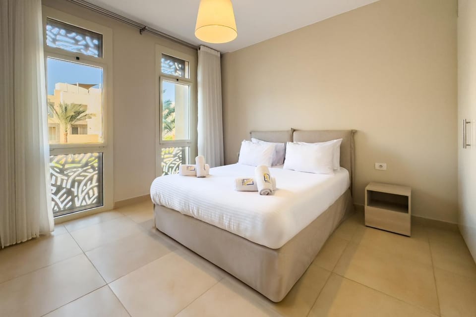 Neat & Neutral 1BDR Pool front Mangroovy Apartment in Hurghada