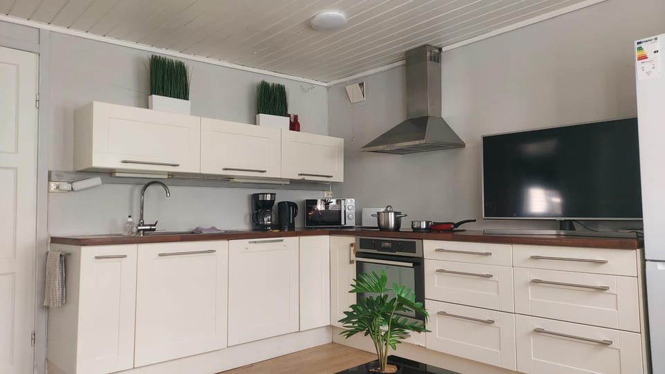 Kitchen or kitchenette, dishwasher, stove