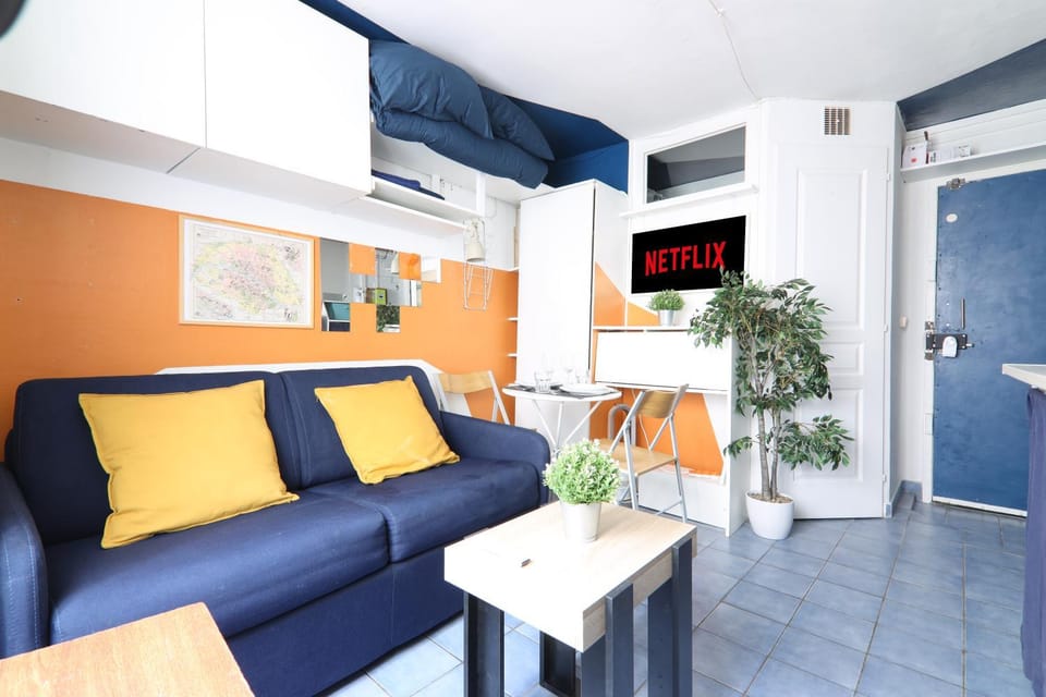 Studio Appartement Quartier Republique Free Netflix Apartment in Paris